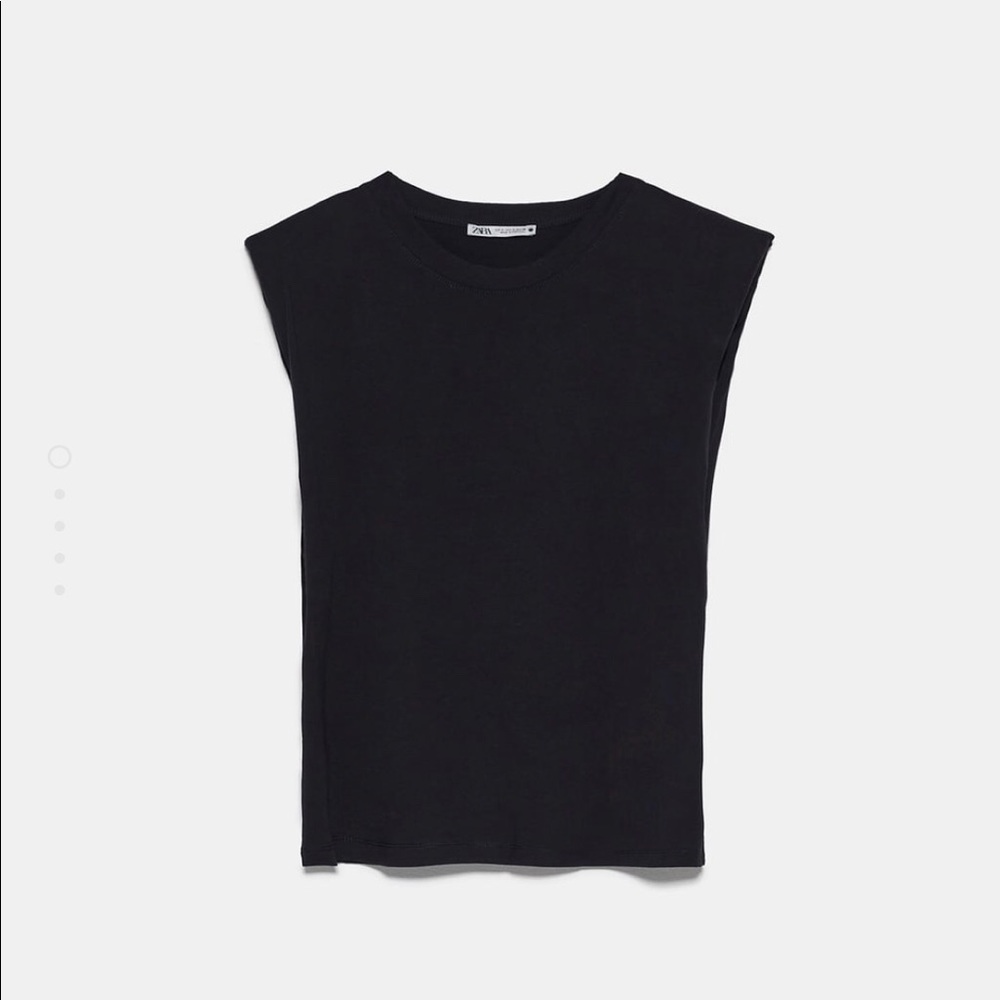 Zara Shoulder Pad Shirt